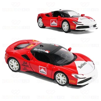 1/32 Scale Ferrari SF90 DieCast  Model with Sound, Light & Pull-Back Feature - Image 1 of 4
