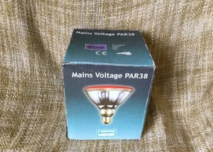 PAR38 80W RED lamp/bulb Crompton E27 - Picture 1 of 4