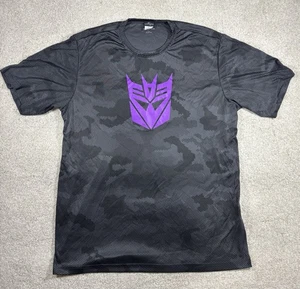 T-shirt Transformers homme gris moyen camouflage universel studios déception gym tee - Photo 1/7