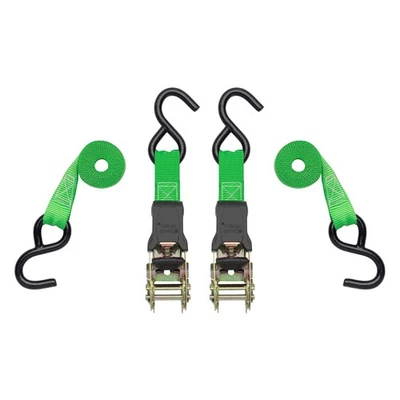 Correas de trinquete SmartStraps - trinquete acolchado GRN 6 pies 2pk 1.500 lb, verde - SMAR138 Foto 1 de 4