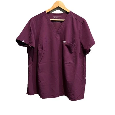 FIGS Technical Collection Purple Catarina Women's Scrubs Top Size 3XL - Image 1 of 4