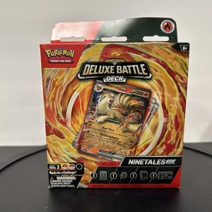Pokemon TCG Ninetales ex Deluxe Battle Deck 60 Karten Playmat Deck Box Coin Foil - Bild 1 von 16