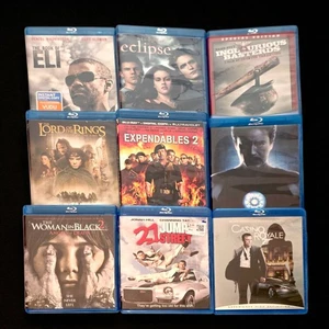Collectors Lot of 9 Action Blockbuster Blu-Ray Discs - Picture 1 of 4