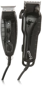 Andis Stylist Combo Envy Clipper + T-Outliner Trimmer Black Combo Haircut Kit - Picture 1 of 6