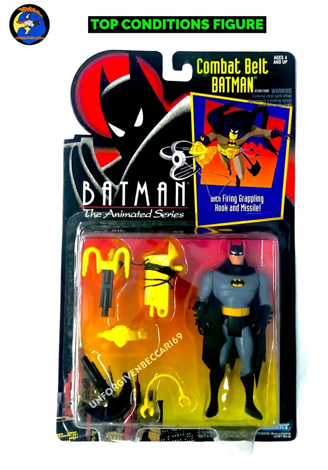 BATMAN COMBAT BELT Kenner - BATMAN ANIMATED SERIES - NUOVO e RARO VINTAGE