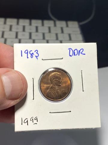 1983 P United States One Cent Error Coin - Double Die (DDR) Cover