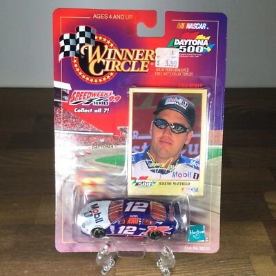 Jeremy Mayfield #12 Mobil 1 Daytona Speedweeks Series 1:64 Scale Winner's Circle - Image 1 of 4