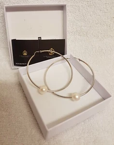 ROYAL MANUFACTURE OF PEARLS OF THE PACIFIC Hera Earrings Natural White - Picture 1 of 6