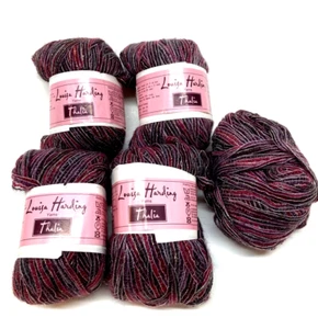 Louisa Harding Thalia Ribbon Bulky Yarn 4+ Skeins Color 6 Deep Reds - Picture 1 of 5
