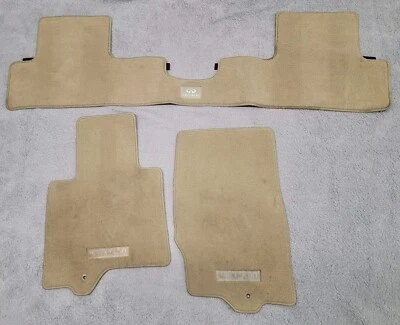 Juego de alfombrillas interiores Infiniti QX50 alfombra marrón fabricante OEM Foto 1 de 3