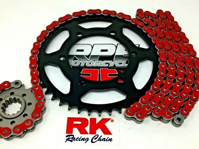 Red 2013-2021 CBR500 R/RA RK ZXW 520 OEM 15/41 Ratio Chain and Sprockets Kit - Image 1 of 2