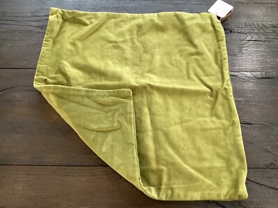 全新 Pottery Barn 洗天鹅绒枕头套 20 英寸 NAPPA GRAPE * 紫色秋季 — 第 1/4 张图片