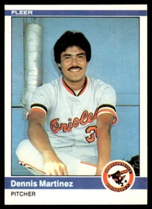 1984 Fleer #11 Dennis Martinez - Picture 1 of 2