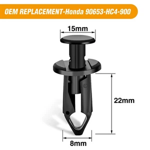 100X FENDER for ATV CLIPS For Honda Rancher Foreman Rubicon TRX450R PLASTIC - Picture 1 of 6