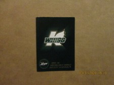 IHL Michigan K Wings Vintage Circa 1995-96 Team Logo Hockey Pocket Schedule