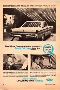 Ford, anuncio de revista 1965, 8 1/2 x 11", características, vintage, Lincoln-Mercury - Imagen 1 de 1