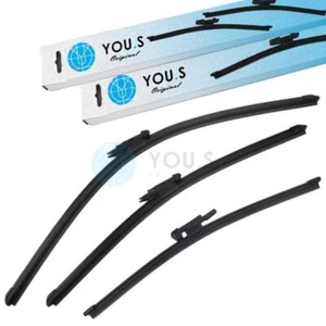 YOU.S WISCHERBLÄTTER SET VORNE + HINTEN für MERCEDES CLA Shooting Brake (X117) - Picture 1 of 3