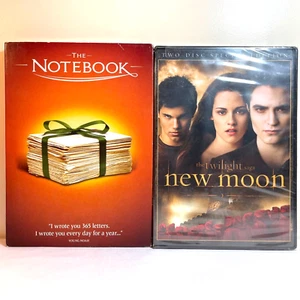 THE NOTEBOOK / THE TWILIGHT SAGA: NEW MOON (DVD) Drama Romance Fantasy - NEW - Picture 1 of 5