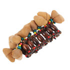 African Wood Nut Shell Hand Bell Kids Musical Toy Wristband-IV