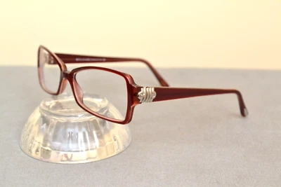 Anteojos Bvlgari 449 711 *Solo marcos* Vino Geométrico 53-15 135 Italia Usados en Excelente Condición Foto 1 de 4