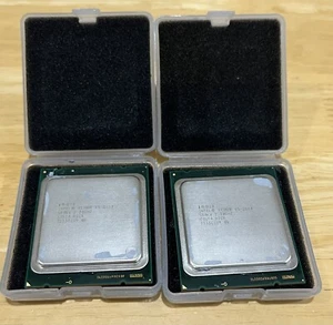 LOT OF 2 Intel Xeon E5-2680 SR0KH 2.70 GHz 8 Core 20M 130W Server CPU Processor - Picture 1 of 3