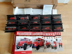 Faszination Feuerwehr Modelle 1 -15 in OVP, alle 15 Magazine, Ordner und Vitrine - Bild 1 von 5