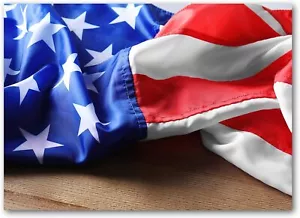 Amerikanische Flagge Grußkarten - innen leer - 5,5"x4,25" -12 oder 24 Packungen - Bild 1 von 4