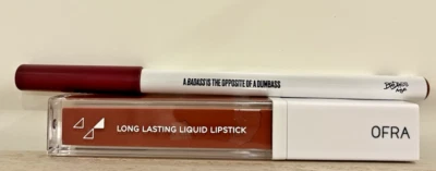 2pc Lip Gloss & Lip Liner Set -- UOMA Ross & OFRA Canyon --- FAST FREE SHIPPING - Image 1 of 4