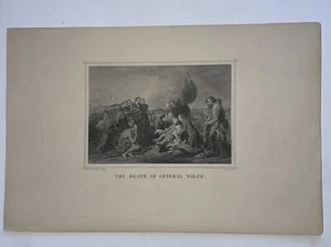 Vintage Print "Death of General Wolfe" - Bild 1 von 2