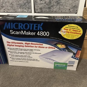 Vintage Microtek Scan Maker 4800 Brand New Boxed - Picture 1 of 3