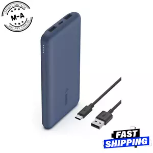 10,000mAh High-Capacity Portable Power Bank - Fast USB-C and Dual USB-A Charger - Picture 1 of 8