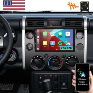 FOR 2007-2013 TOYOTA FJ CRUISER CAR STEREO APPLE CARPLAY ANDROID13 GPS NAV RADIO - Bild 1 von 13