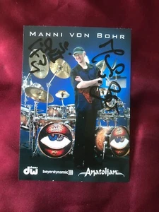 Autogramm MANNI VON BOHR-Schlagzeuger Alex Oriental Experience/Birth Control-AK - Bild 1 von 2