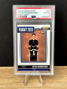 2023 Panini Instant Draft Night DN1 Victor Wembanyama Rookie RC π PSA 10 - Picture 1 of 5