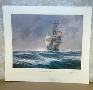 John Stobart Ltd Ed Print Saint Mary Approaching Cape Horn 1981 signed #43/350 - Bild 1 von 10