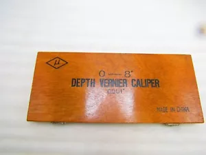 Depth Vernier Caliper, 8" - Picture 1 of 6
