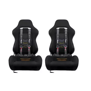 Universal 4 Point Racing Harness 2" 3" Quick Release Safety Harness for Offroad - Foto 1 di 45