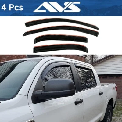 AVS Vent Visors Rain Guards for 2007-2021 Toyota Tundra Crewmax–Window Deflector - Image 1 of 4