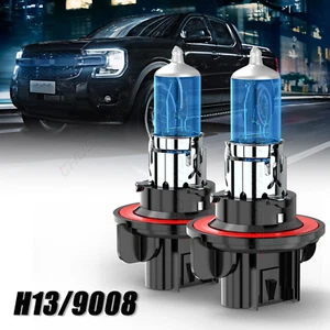 Halogen Headlight Kit H13 9008 White 5000K Hi/Low Bulbs for KIA Soul 2014-2019 - Picture 1 of 12