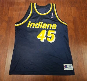 Vintage Indiana Pacers Rik Smits Jersey Champion Size 48 Rare Size - Picture 1 of 7
