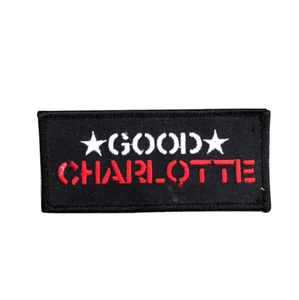 GOOD CHARLOTTE toppa nera ricamata - Foto 1 di 2