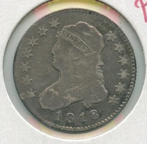 1818-P Silver Capped Bust Quarter 25c Philadelphia Mint  - ST285 - Picture 1 of 2