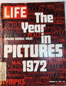 LIFE Vtg Magazine December 29, 1972  The Year In Pictures-LAST Issue LOTS OF ADS - Picture 1 of 6