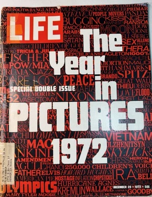 LIFE Vtg Magazine December 29, 1972  The Year In Pictures-LAST Issue LOTS OF ADS - Image 1 of 4