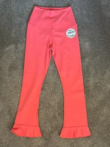 Beyond Yoga Womens Size XS Frill Seeker High Waisted Midi Leggings Black - Picture 1 of 6