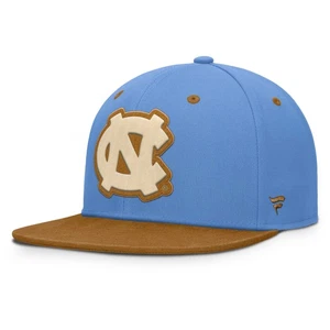 Men's Fanatics Carolina Blue/Brown North Carolina Tar Heels NoBo Fitted Hat - Picture 1 of 4