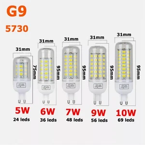 G9 LED Corn Light Bulbs 5730 SMD 5W 6W 7W 9W 10W Warm/White Lamps Spotlight 220V - Picture 1 of 7