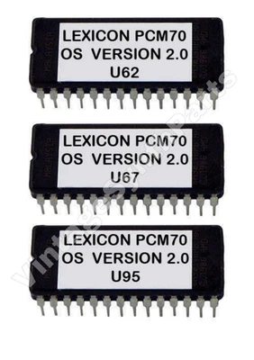 LEXICON PCM 70 OS VERSION 2.0 EPROM UPGRADE UPDATE PCM70 EFFECT REVERB V2 ROM IC - Image 1 of 2
