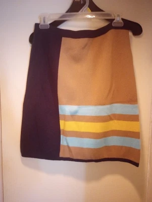 Falda Etcetera S multicolor diseño geométrico dinámico ¡Nueva con etiquetas! Org pr $148 Foto 1 de 4