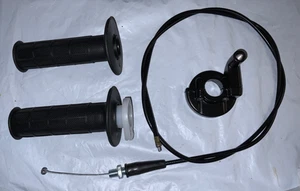 Twist Handle Grip Bar & Throttle Cable Set Fits 49cc - 80cc Motorized Bicycle - Bild 1 von 4